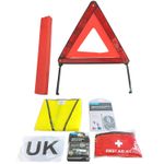 European Car Travel Kit Items for Legal Driving in Europe UK Plate (ETK1)