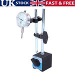 Dial Test Indicator DTI Gauge + Magnetic Base Stand Metric Clock Gauge NEW