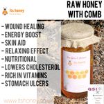 Unpasteurized FRESH Honey with Comb Wild Flower Direct from the BEE Farm