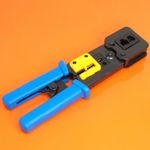 High Quality RJ45 Rachet EZ Crimper Crimping Tool RJ11 RJ12 Cat5e Cat6 Ends