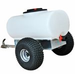 275L Litre TRAILED BOWSER TANK Plastic Water Storage Tank Window Valeting WT054