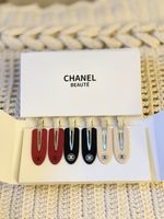Chanel Beauty GWP Hair Clip Set 3 Pairs – New In Box, Black, Red And White, VIP