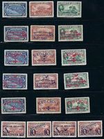 Liberia # 277-79 + ALL 16 Overprints Mint 1940-41 CV $44