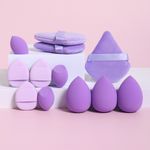 12PCS Makeup Sponge Set Beauty Blender Powder Puffs Mini Air Cushion Makeup