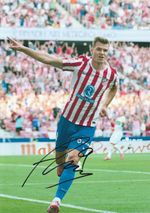 Signed ALEXANDER SORLOTH A4 Atletico Madrid Photo - PROOF/COA - Norway