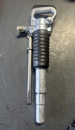 Ingersol Rand IR12 round shank air breaker pile capping basement work