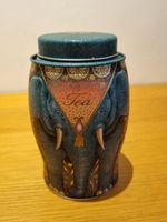 Williamson Elephant Tea Caddy Tin - green (Empty)