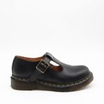 Dr. Martens Womens Polley Mary Jane School Shoes Smooth Leather T-Bar Buckle