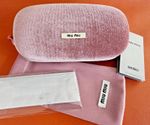 BRAND NEW Miu Miu velvet hard Sunglasses Case