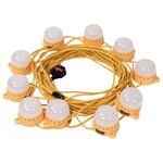 Defender 371403 65W LED Encapsulated Festoon String Lights, 22m