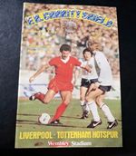 Liverpool v Tottenham Hotspur. 1982 CHARITY SHIELD Programme. Very Good.