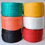 POLYPROPYLENE ROPE 6, 8, 10, 12 & 16MM IN WHITE BLACK RED GREEN ORANGE YELLOW
