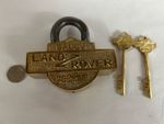 Landrover Cast Metal Padlock & Keys