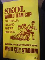 Australia v Poland/Russia/Sweden World Team Cup 19/8/75 results Written In Good