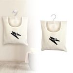 Hanging Canvas Peg Bag Cloth Line Laundry Washing Basket Storage Pouch Hanger