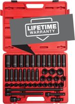 43-Piece 1/2 in Drive Metric Impact Socket Set 9mm-30mm in Blow-Molded Case