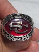 2007 Santa Cruz High School Football CCS Championship Ring Herff Jones Ultrium 