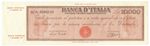 10000 LIRE TITOLO PROVVISORIO MEDUSA REPUBBLICA ITALIANA 17/12/1947 SPL+