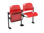 Row of 2  Tip Up Seats for Spectators | Stadium Seating | NEW Restall Seating