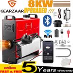 Air Diesel Heater 8KW 12V/24V 220-240V w/ LCD Bluetooth App For Car RV Boat Home
