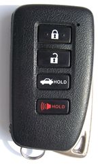Genuine Used Lexus 4 Button Remote Smart Key Fob - Denso HYQ14FBA GWO