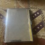 Vintage English Cigarette Case – Engine Turned Chrome Tone -VH