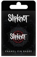 Slipknot Logo  metal / enamel pin badge 40mm x 25mm Licensed TO CLEAR!