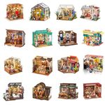 Rolife DIY Doll House Kit With Furniture Miniature 3D Model Wooden Dollhouse Kit