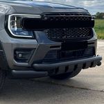 For Ford Ranger T9 2023-2026 Front Lower Spoiler Bumper Bar Guard Matte Black