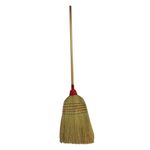 Garden Broom Outdoor Brush Heavy Duty 12" Head for Garden, Warehouse, Site Work