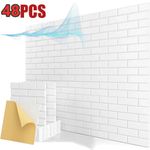 12-48X Acoustic Wall Panel Studio Sound Proofing Insulation Self-Adhesive Tiles