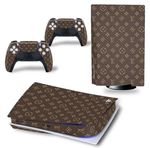 PS5 Disc Edition Vinyl Skin Wrap – Full Body Protective Decal for PlayStation 5