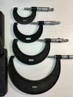Moore & Wright Outside Analogue Micrometers Set 1-6in with Cases (4 pcs)