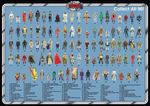 Star Wars Vintage Figure 1977-1985 Echo Checklist Poster A2 Size Kenner Palitoy