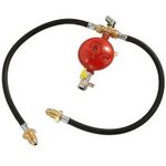 2 CYLINDER CHANGE OVER KIT FOR PROPANE LP LPG BOTTLE GAS BOTTLE OUTLET REGULATOR