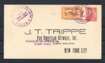 Panama Receipt Opening Flight from Colon to New York 8th Feb. 1929 - b11725
