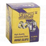 PHC12X Jubilee Clips Hose Clamps 10 Pieces MOO 11mm-16mm For Water Heater Pearl