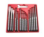 Britool Hallmark 16pc Punch & Chisel Set Pin Centre Taper Punches