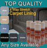 VAN LINING CARPET 4 Way Stretch Adhesive for Camper Van Car Interior Campervan
