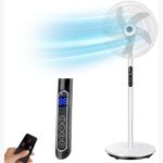 16 Inch Pedestal Fan with Oscillation 5 Blades with Low Noise 40W