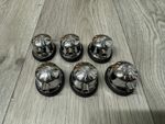 Natal Arcadia Tom Drum Spares Lugs 25mm Hardware Set Of 6 #VV4