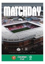 SUNDERLAND v HUDDERSFIELD TOWN 26 August 2025 EFL CARABAO CUP FAN edition