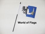 CONNACHT FLAG 6" x 4" SMALL HAND Irish Ireland Ulster Munster Crafts Table