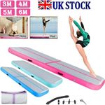 3/4/5/6m Gymnastics Mat Airtracks Inflatable Air Track Tumbling Floor Yoga Gym