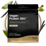 Protein Works | Vegan Protein 360  Gold Innovation, Vanilla Crème, 33 Serving...