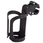Beverage Cup Holder Universal For Wheelchair Walker Rollator Bike Stroller Black