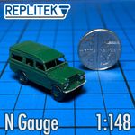 N Gauge Land Rover Series 3 109 LWB - Green