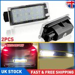 2 x LED Licence Number Plate Light For Renault Clio Laguna Master MK2 MK3 Twingo