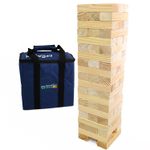 Jumbo Hi-Tower giant wooden tumble tower game in bag  0.6m > 1.5m