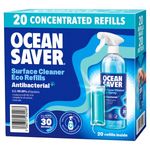 OceanSaver Antibacterial Surface Cleaner EcoDrops (Box of 6 x 20 Packs of 10m...